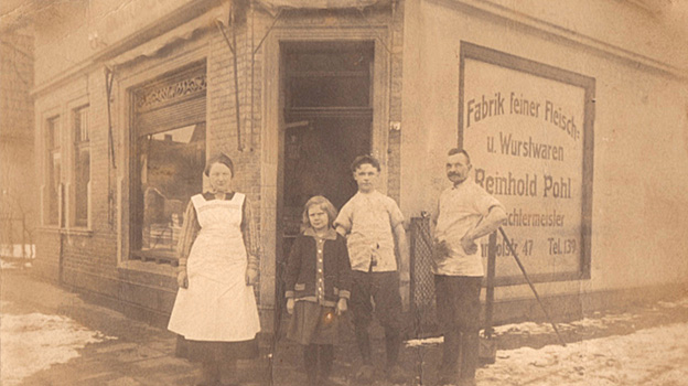 Fleischerei Pohl - Bild aus der Anfangszeit