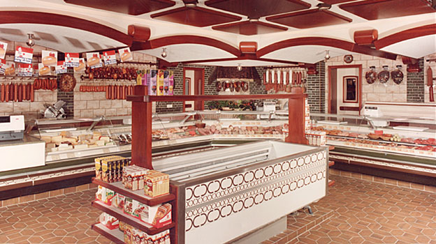 Fleischerei Pohl - Ladengeschäft in den 70er Jahren